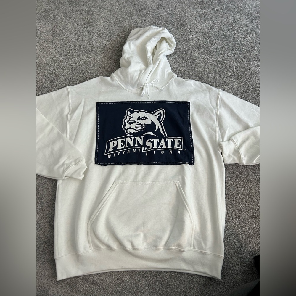 Custom Penn state White Hoodie